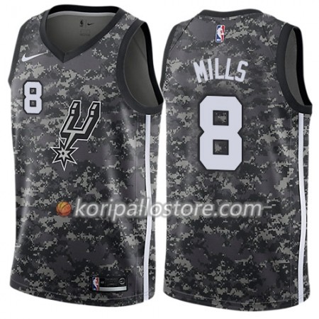 San Antonio Spurs Patty Mills 8 Nike City Edition Musta Miesten Pelipaidat Swingman 